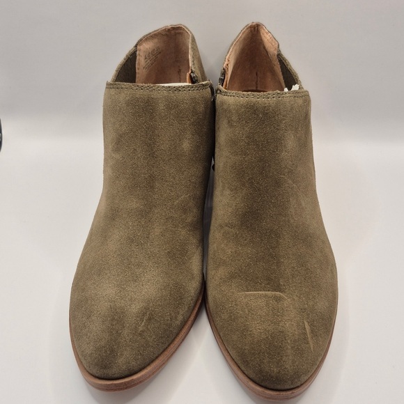 Franco Sarto Shoes - Suede Ankle Boots - Olive